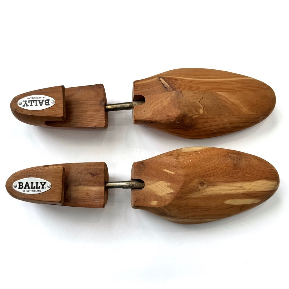 Bally of Switzerland Premium Cedar Wood Shoe Trees Adjustable XL Shape Keepers